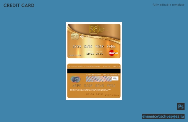 Beispielvorschau für Mastercard der kubanischen Nationalbank